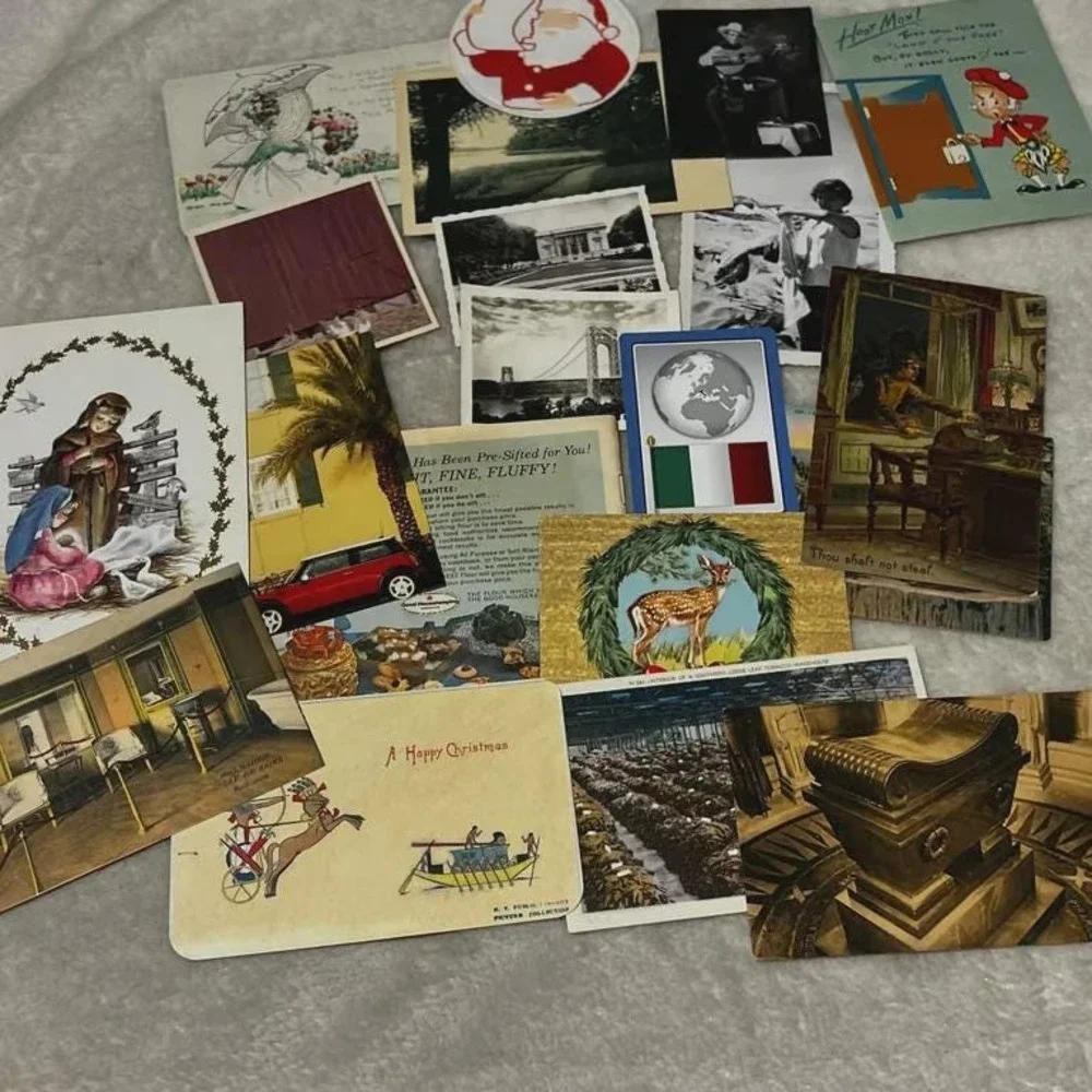 100+ piece Ephemera Lot 25 Collage Crafting Junk Journals Scrapbooking